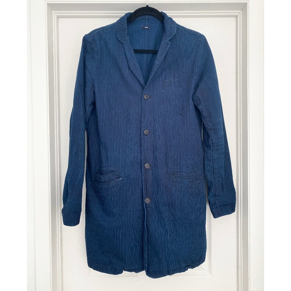 Makie Striped Blue Denim Jacket, size M/L